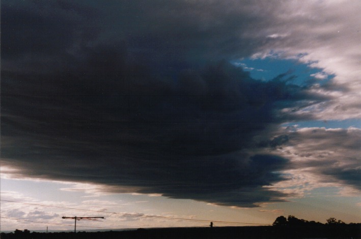 altocumulus lenticularis : Schofields, NSW   18 July 1999