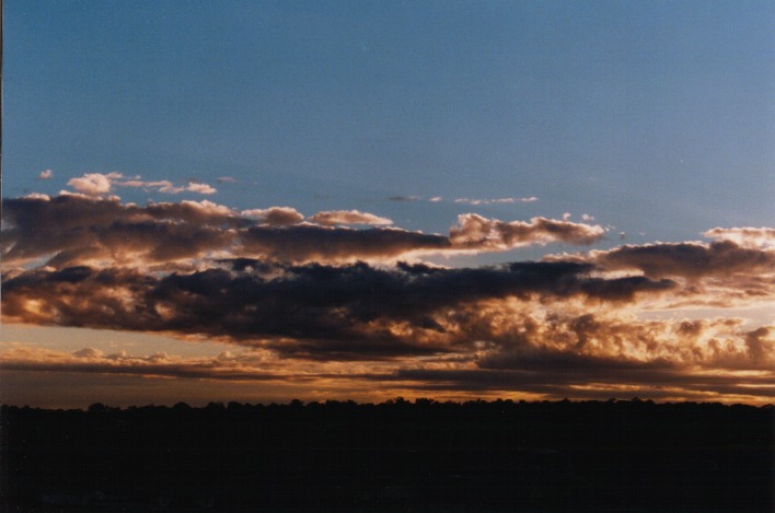 altocumulus castellanus : Schofields, NSW   31 July 1999