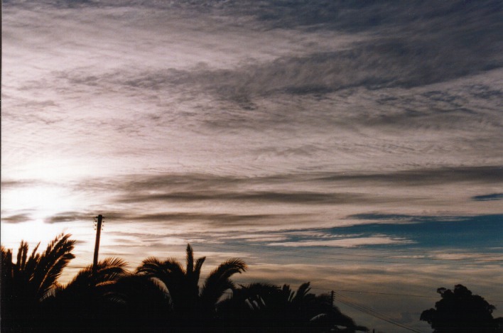 altocumulus undulatus : Schofields, NSW   7 August 1999