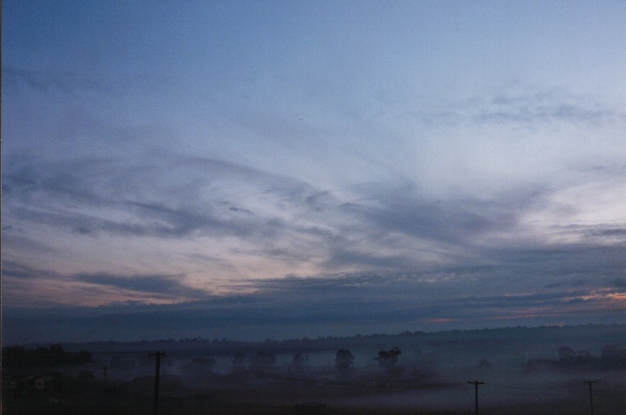 altostratus altostratus_cloud : Schofields, NSW   24 August 1999