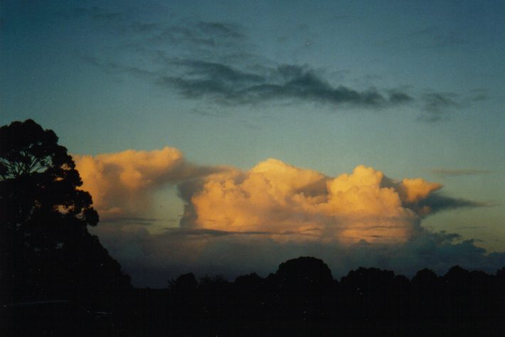 sunset sunset_pictures : Wollongbar, NSW   25 August 1999