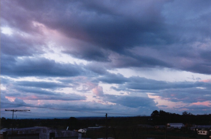 stratocumulus stratocumulus_cloud : Schofields, NSW   28 August 1999