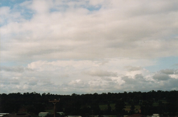 cumulus humilis : Schofields, NSW   28 September 1999