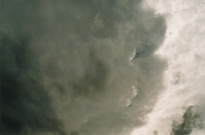 cumulonimbus thunderstorm_base : Richmond, NSW   1 October 1999