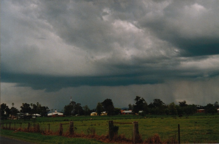 cumulonimbus thunderstorm_base : Richmond, NSW   1 October 1999