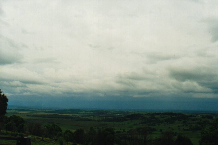 cumulonimbus thunderstorm_base : Rous, NSW   4 October 1999