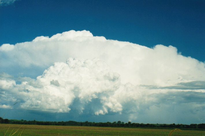 overshoot overshooting_top : S of Lismore, NSW   24 October 1999