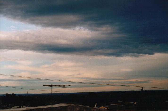 altostratus altostratus_cloud : Schofields, NSW   26 October 1999