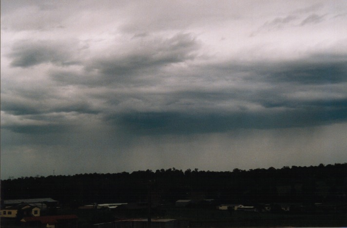raincascade precipitation_cascade : Schofields, NSW   26 October 1999