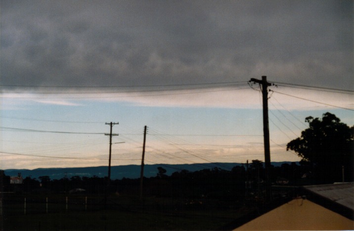 nimbostratus nimbostratus_cloud : Schofields, NSW   6 November 1999