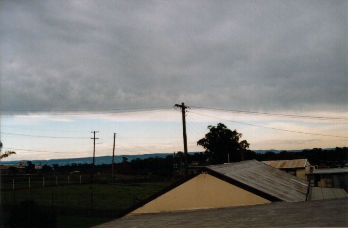nimbostratus nimbostratus_cloud : Schofields, NSW   6 November 1999