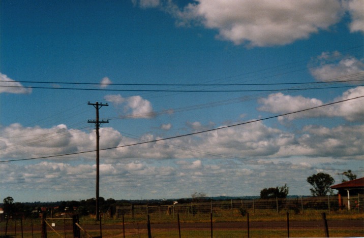 cumulus humilis : Schofields, NSW   7 November 1999