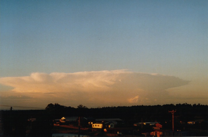 thunderstorm cumulonimbus_incus : Schofields, NSW   11 November 1999