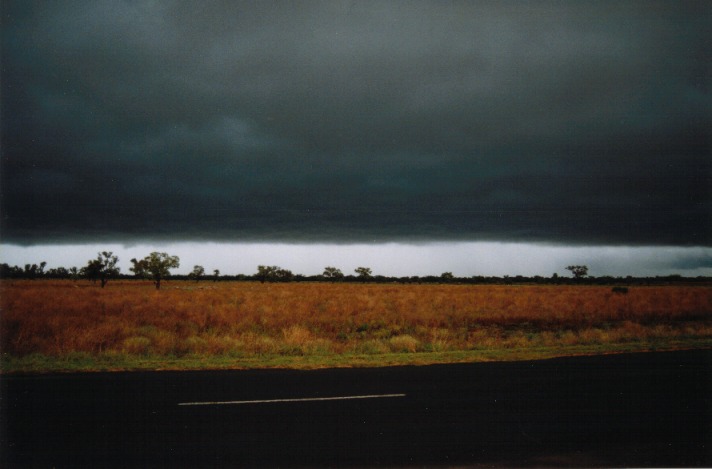 cumulonimbus thunderstorm_base : Barringun, NSW   20 November 1999