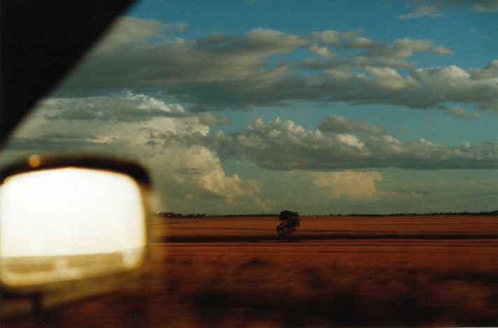 thunderstorm cumulonimbus_calvus : W of Roma, Qld   21 November 1999