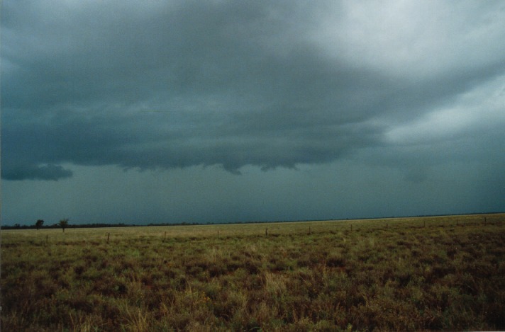 cumulonimbus thunderstorm_base : N of Cunumulla, Qld   26 November 1999