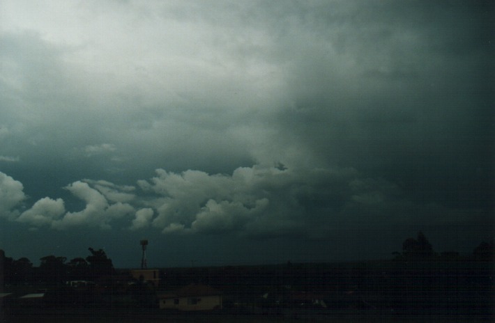 cumulonimbus thunderstorm_base : Riverstone, NSW   28 December 1999