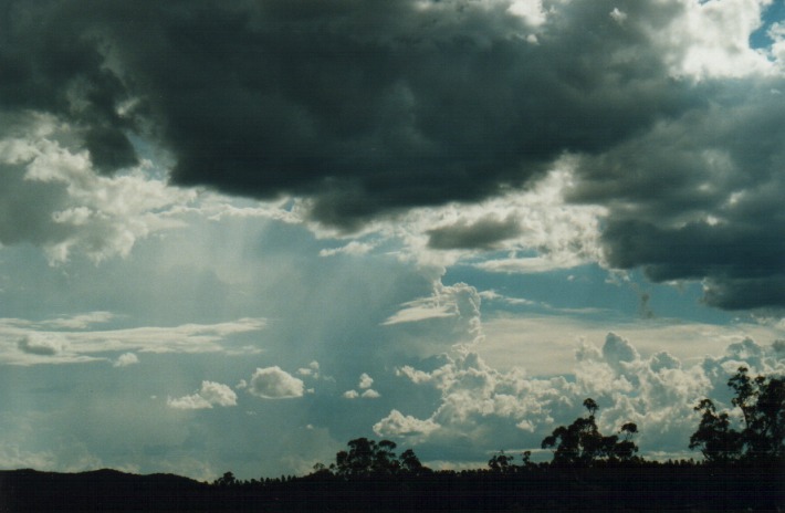 thunderstorm cumulonimbus_incus : Denman, NSW   30 December 1999