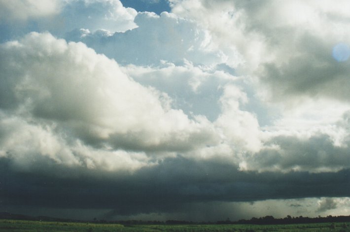 cumulonimbus thunderstorm_base : Woodburn, NSW   31 December 1999