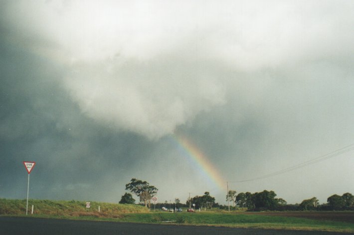 cumulonimbus supercell_thunderstorm : Woodburn, NSW   31 December 1999