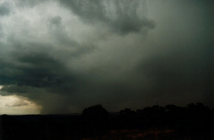 raincascade precipitation_cascade : Lithgow, NSW   5 March 2000