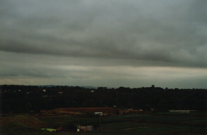 stratocumulus stratocumulus_cloud : Schofields, NSW   7 March 2000