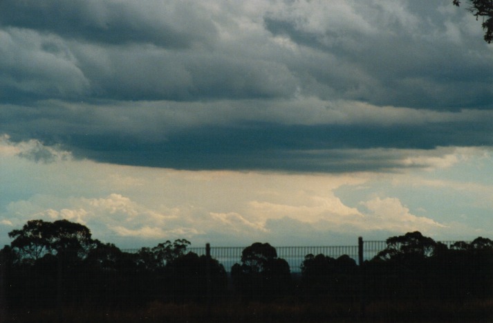 thunderstorm cumulonimbus_incus : Schofields, NSW   9 March 2000