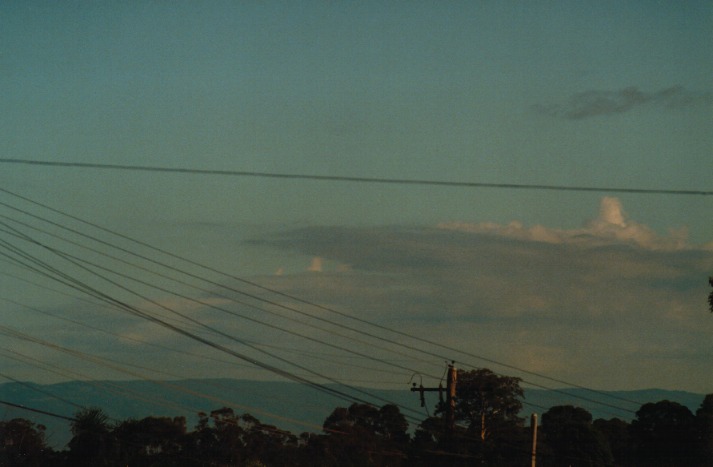 altocumulus castellanus : Schofields, NSW   19 April 2000