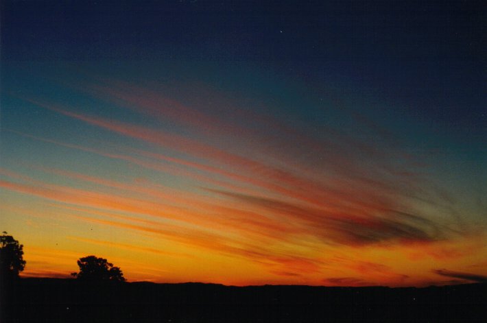 sunset sunset_pictures : McLeans Ridges, NSW   6 June 2000