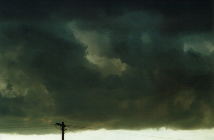 cumulonimbus thunderstorm_base : Schofields, NSW   18 June 2000