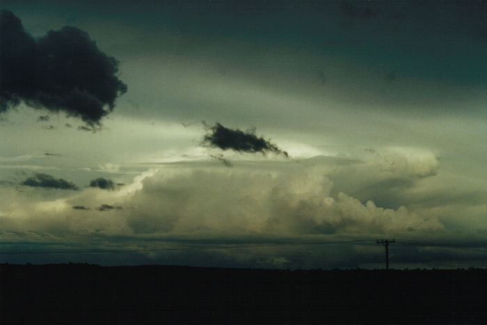 cumulonimbus supercell_thunderstorm : Narrabri, NSW   10 July 2000