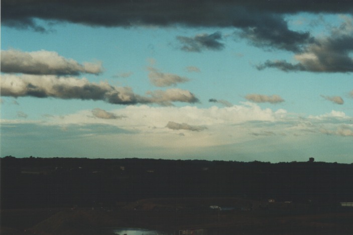 thunderstorm cumulonimbus_incus : Schofields, NSW   19 July 2000