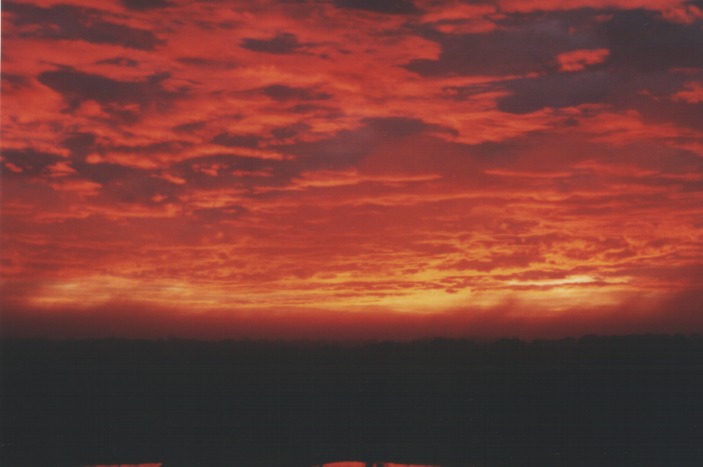 altocumulus altocumulus_cloud : Schofields, NSW   8 August 2000