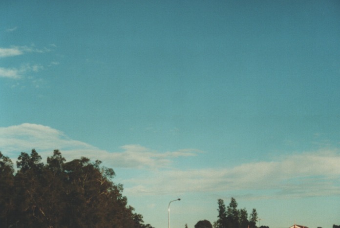 altocumulus castellanus : Oakhurst, NSW   23 August 2000