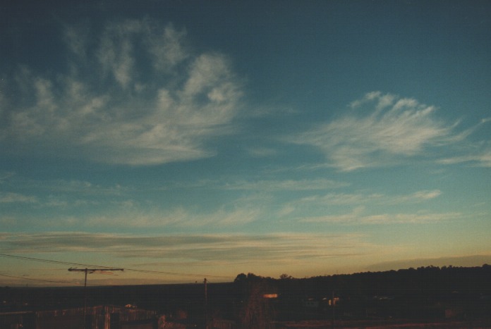 cirrus cirrus_cloud : Schofields, NSW   26 August 2000