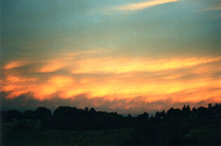 sunset sunset_pictures : McLeans Ridges, NSW   28 August 2000