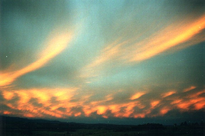 sunset sunset_pictures : McLeans Ridges, NSW   28 August 2000