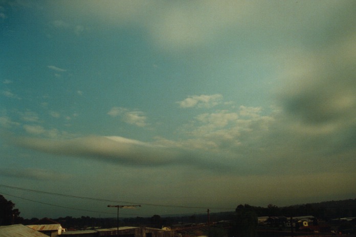 altocumulus altocumulus_cloud : Schofields NSW   26 September 2000