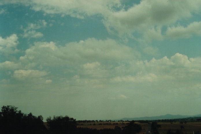 altocumulus castellanus : Muswellbrook, NSW   26 September 2000