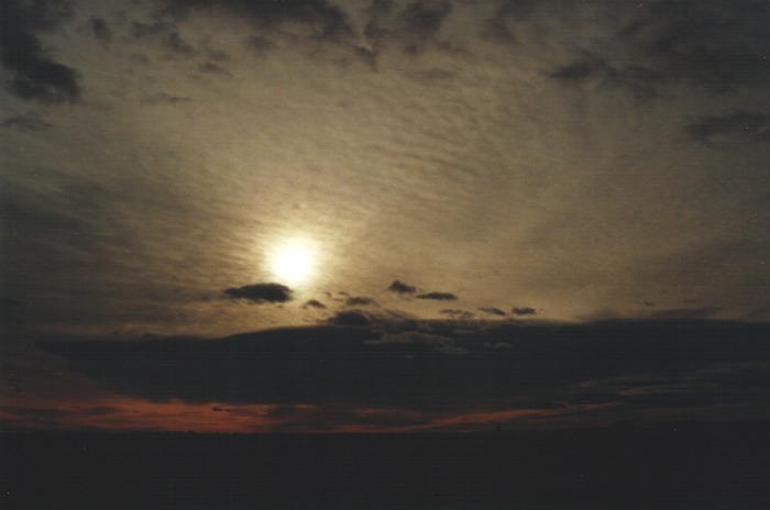 altocumulus lenticularis : Schofields, NSW   15 October 2000