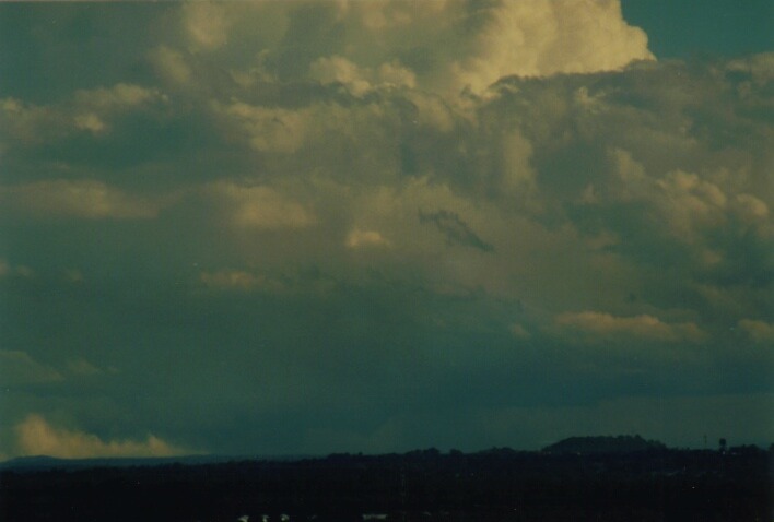cumulonimbus thunderstorm_base : Kemps Creek, NSW   19 October 2000
