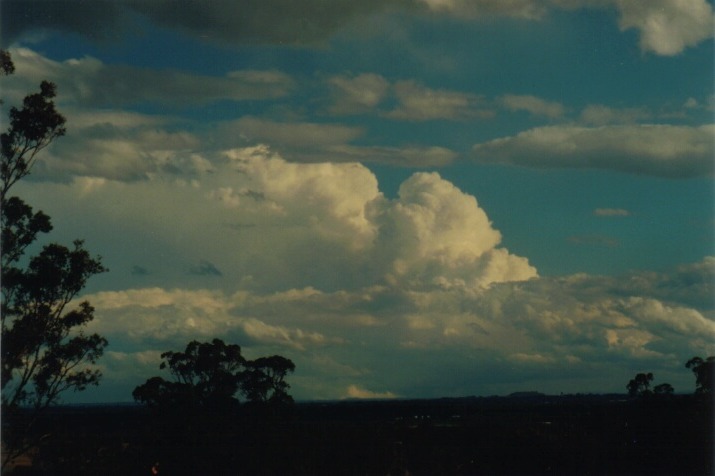 thunderstorm cumulonimbus_incus : Kemps Creek, NSW   19 October 2000