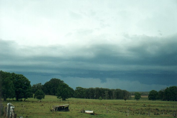 cumulonimbus thunderstorm_base : Meerschaum Vale, NSW   25 October 2000