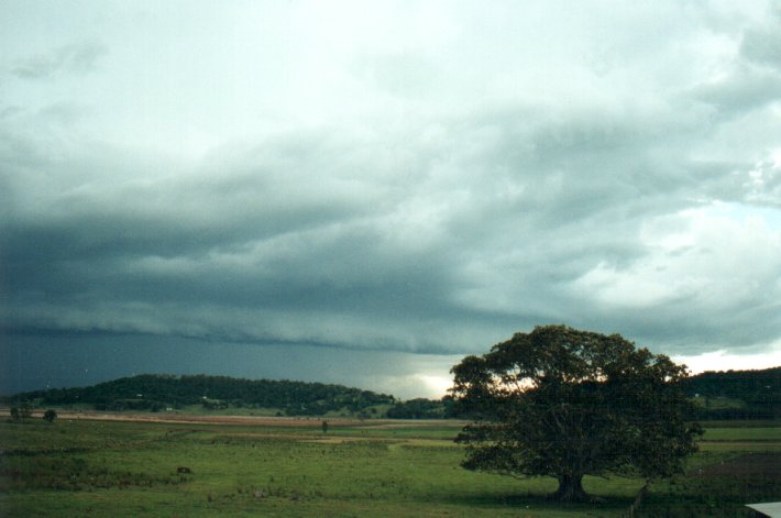 shelfcloud shelf_cloud : Meerschaum Vale, NSW   25 October 2000