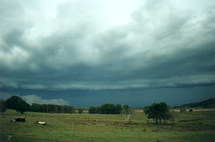 shelfcloud shelf_cloud : Meerschaum Vale, NSW   25 October 2000