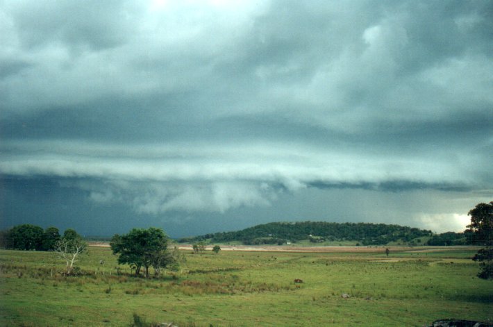 shelfcloud shelf_cloud : Meerschaum Vale, NSW   25 October 2000