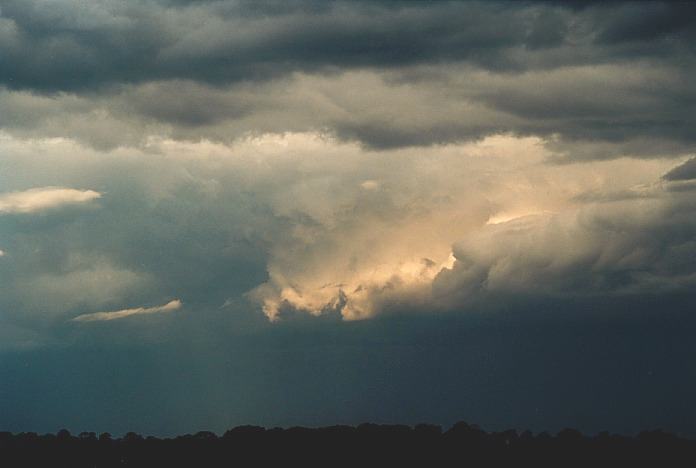 cumulonimbus thunderstorm_base : Schofields, NSW   26 October 2000