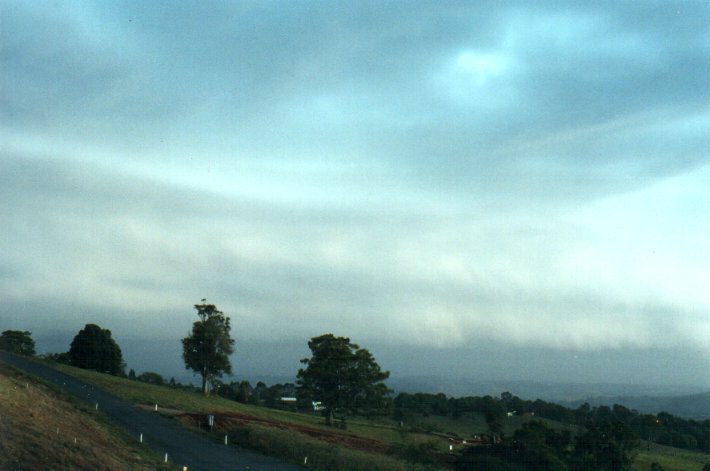 cumulonimbus thunderstorm_base : McLeans Ridges, NSW   26 October 2000