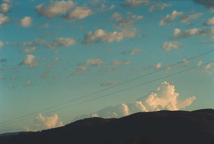 altocumulus castellanus : Tamworth, NSW   4 November 2000