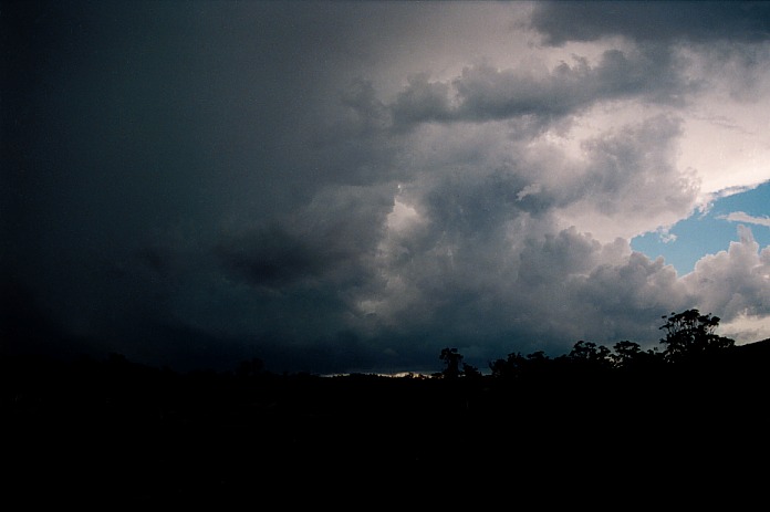 cumulonimbus supercell_thunderstorm : Coffs Harbour, NSW   5 November 2000